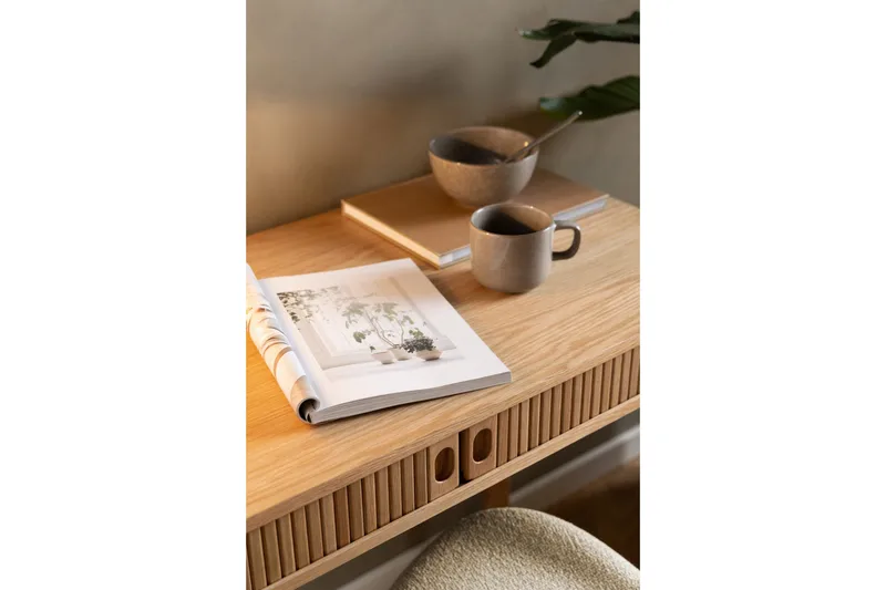 Samay Skrivbord 100x100 cm - Natural - Products - Möbler - Bord & matgrupp - Kontorsbord - Datorbord