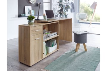 Gulshan Hörnskrivbord 120 cm - Brun/Natur - Products - Möbler - Bord & matgrupp - Kontorsbord - Skrivbord - Hörnskrivbord