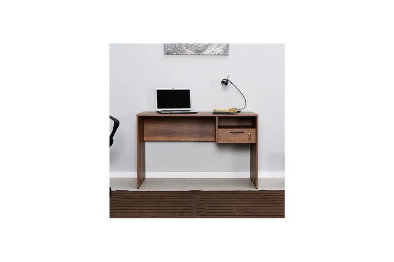 Skrivbord Matulca Valnöt - Valnöt - Products - Möbler - Bord & matgrupp - Kontorsbord - Datorbord