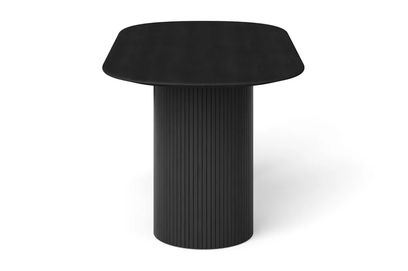 Kopparbo Matbord Oval 180x90 cm Fanér - Svart - Products - Möbler - Bord & matgrupp - Matbord & köksbord