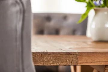 Lyon Förlängningsbar Matgrupp 200 cm med 6 Viktoria Stol - Natur/Grå/Vit - Products - Möbler - Bord & matgrupp - Matgrupp