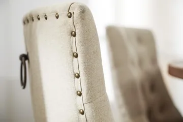 Lyon Matgrupp Ø150 cm Rund med 6 st Viktoria Stolar - Vintage Natur / Vit / Beige - Products - Möbler - Bord & matgrupp - Matgrupp