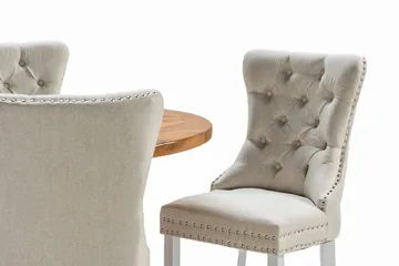 Lyon Matgrupp 120 cm Rund inkl 4 Bergviken Stolar - Brun - Products - Möbler - Bord & matgrupp - Matgrupp