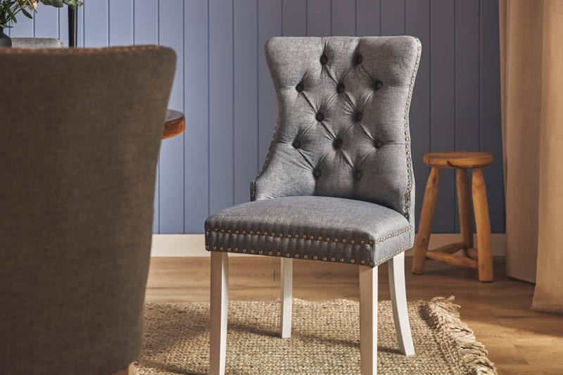 Lyon Matgrupp 120 cm Rund inkl 4 Bergviken Stolar - Brun - Products - Möbler - Bord & matgrupp - Matgrupp