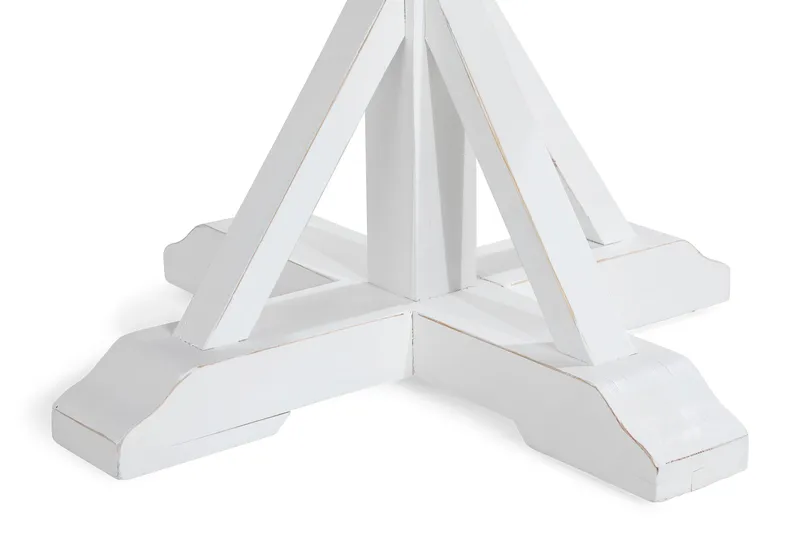 Lyon Vintage Matbord 120 cm Rund - Natur/Vit - Products - Möbler - Bord & matgrupp - Matbord & köksbord