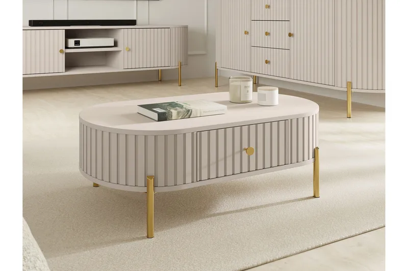 Maggio Soffbord 100x55 cm - Vit - Products - Möbler - Bord & matgrupp - Soffbord