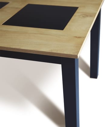 Matbord 180x90 cm - Ek med svarta plattor - Products - Möbler - Bord & matgrupp - Matbord & köksbord