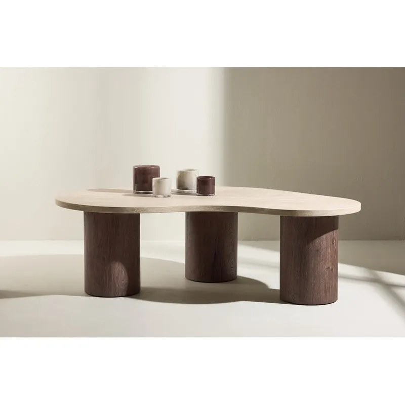 Megg Soffbord 130 cm - Beige - Products - Möbler - Bord & matgrupp - Soffbord