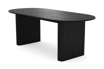 Noira Matbord 220x100 cm Fanér, Svart
