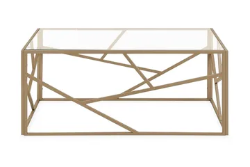 Orland Soffbord 100 cm - Glas/Guld - Products - Möbler - Bord & matgrupp - Soffbord