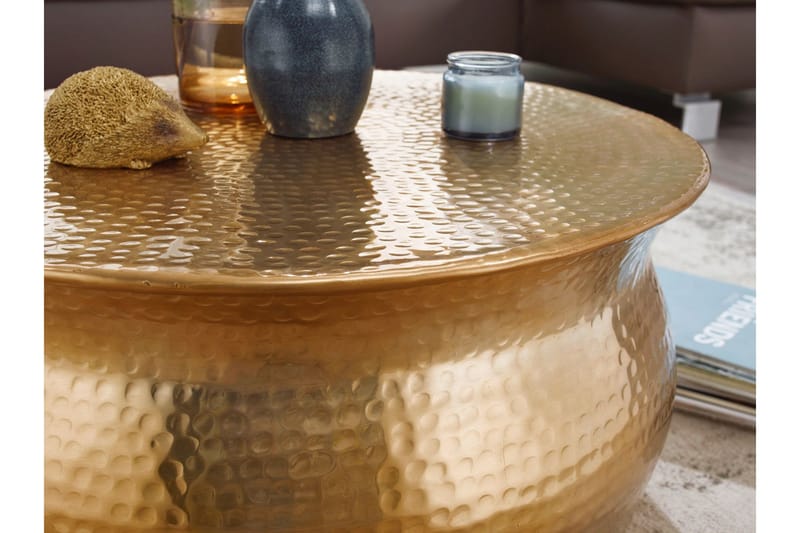 Osagie Soffbord 60 cm Runt - Guld - Products - Möbler - Bord & matgrupp - Soffbord