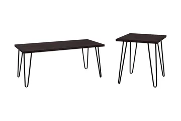 Owen Soffbord 107 cm Espresso/Svart - Dorel Home - Products - Möbler - Bord & matgrupp - Soffbord