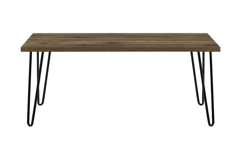 Owen Soffbord 107 cm Valnötsbrun/Svart, Dorel Home