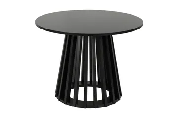 Peyra Soffbord Runt 60 cm Fanér, Svart