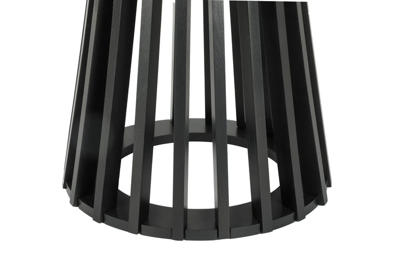 Peyra Soffbord Runt 60 cm Fanér - Svart - Products - Möbler - Bord & matgrupp - Soffbord