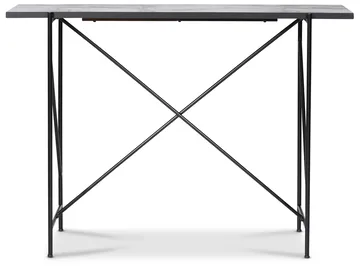 Portland barbord 140 cm - Marmor/svart - Marmor/svart - Products - Möbler - Bord & matgrupp - Barbord & ståbord