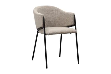 Richeto Matbord 210 cm med 6 Filip Matstolar - Rökt ek / Taupe Bouclé - Products - Möbler - Bord & matgrupp - Matgrupp