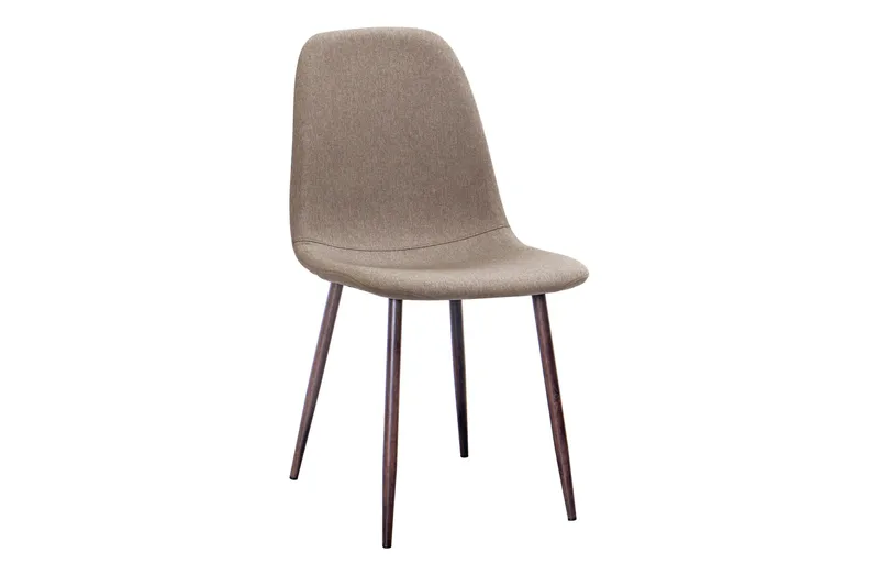Richeto Matbord Rökt Ek 240 cm valnöt +  8 st Nibe stol brun med valnöt ben - Brun - Products - Möbler - Bord & matgrupp - Matgrupp