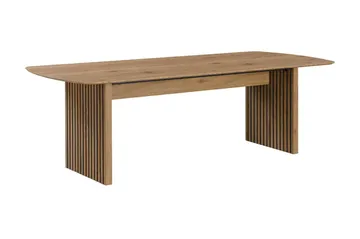 Richeto Matgrupp 240 cm Ek med 6 Molly Matstolar - Ek/Beige - Products - Möbler - Bord & matgrupp - Matgrupp