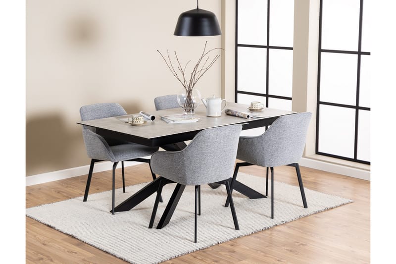 Salupa Matbord 210x90 cm - Grå - Products - Möbler - Bord & matgrupp - Matbord & köksbord