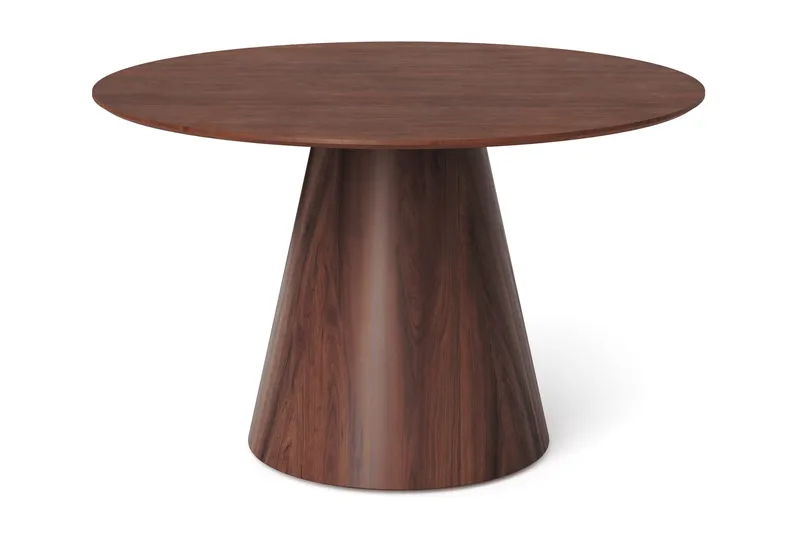 Siena Matbord Runt 130cm Fanér - Valnöt - Products - Möbler - Bord & matgrupp - Matbord & köksbord