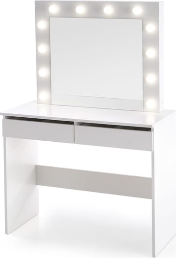 Facada vitt sminkbord med belysning 94 x 43 cm - Vit - Products - Möbler - Bord & matgrupp - Sminkbord & toalettbord