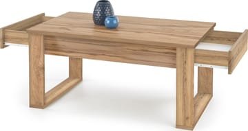 Soffbord med förvaringslådor 110x60 cm ek - Wotan ek - Products - Möbler - Bord & matgrupp - Soffbord - Soffbord med förvaring