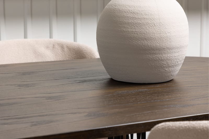 Stone Matgrupp 220 cm Oval med 4 Modesto stolar - Beige - Products - Möbler - Bord & matgrupp - Matgrupp