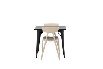 Tempe Matgrupp 80 cm Rektangulär med 2 Ursholmen stolar - Beige - Products - Möbler - Bord & matgrupp - Matgrupp