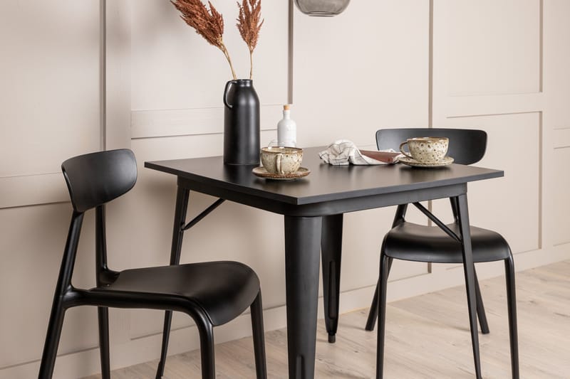 Tempe Matgrupp 80 cm Rektangulär med 2 Ursholmen stolar - Svart - Products - Möbler - Bord & matgrupp - Matgrupp