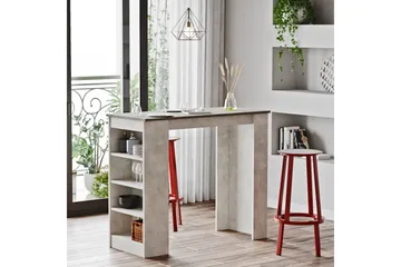 Zambasa Barbord 120 cm - Grå/Natur - Products - Möbler - Bord & matgrupp - Barbord & ståbord