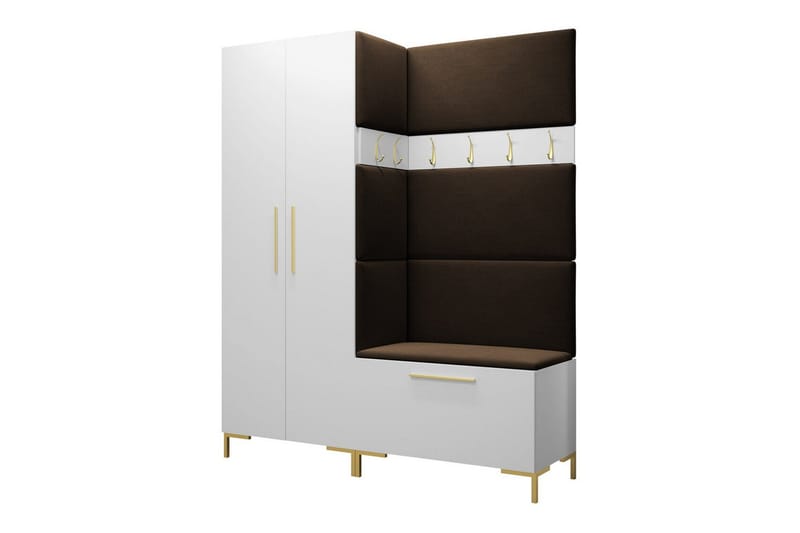 Dunvegan Hallmöbelset 158x44 cm, Vit