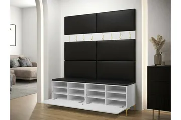 Dunvegan Hallmöbelset 168x46 cm - Vit - Products - Möbler - Hallmöbler - Möbelset för hall & entre