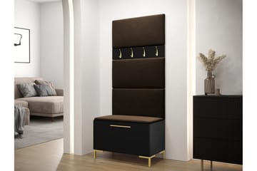 Dunvegan Hallmöbelset 84x46 cm - Svart - Products - Möbler - Hallmöbler - Möbelset för hall & entre