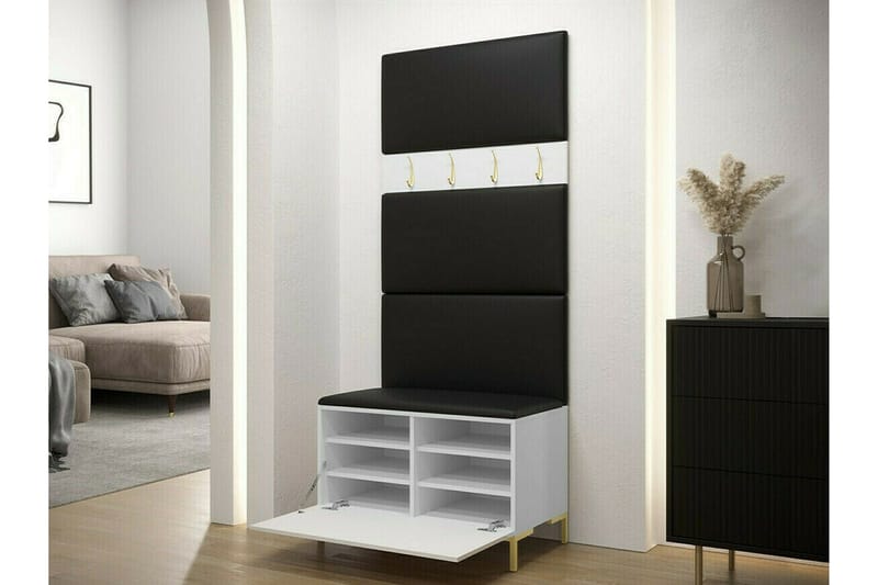 Dunvegan Hallmöbelset 84x46 cm - Svart - Products - Möbler - Hallmöbler - Möbelset för hall & entre