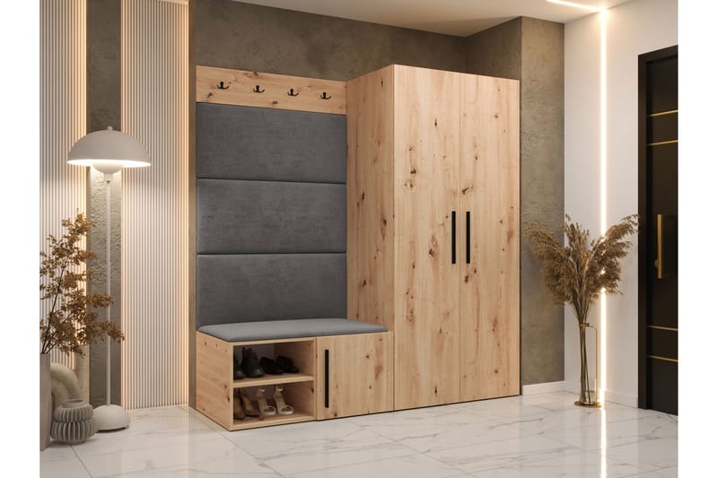 Farosa Hallmöbelset - Brun - Products - Möbler - Hallmöbler - Möbelset för hall & entre