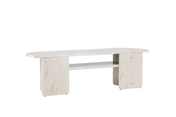 Ålesund Travertin Tv-bänk 140x40 cm - Beige - Products - Möbler - TV- & Mediamöbler - TV bänk & mediabänk