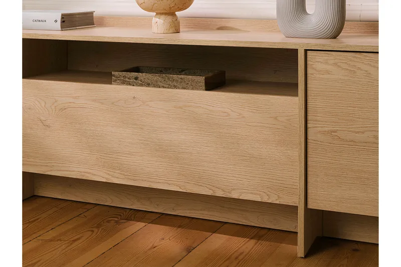 Bellia Tv-skåp 197x38 cm - Grå - Products - Möbler - TV- & Mediamöbler - TV bänk & mediabänk