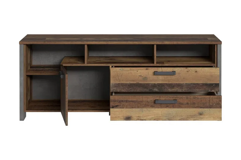 Cadle TV-Bänk 161 cm - Brun/Grå - Products - Möbler - TV- & Mediamöbler - TV bänk & mediabänk