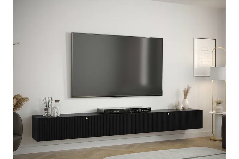 Dunvegan Tv-skåp 300 cm Black - Products - Möbler - TV- & Mediamöbler - TV-skåp