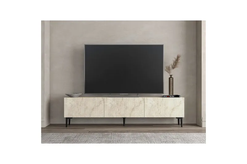 Elith Tv-bänk 180 cm - Travertine - Products - Möbler - TV- & Mediamöbler - TV bänk & mediabänk