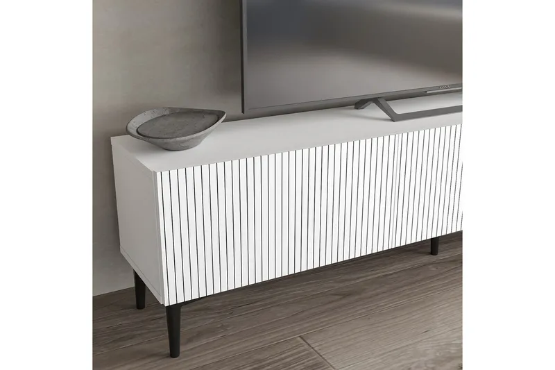 Elith Tv-bänk 180 cm - Vit - Products - Möbler - TV- & Mediamöbler - TV bänk & mediabänk