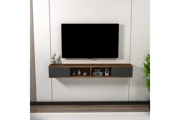 Faval Tv-bänk 140 cm - Valnöt/Antracit - Products - Möbler - TV- & Mediamöbler - TV bänk & mediabänk