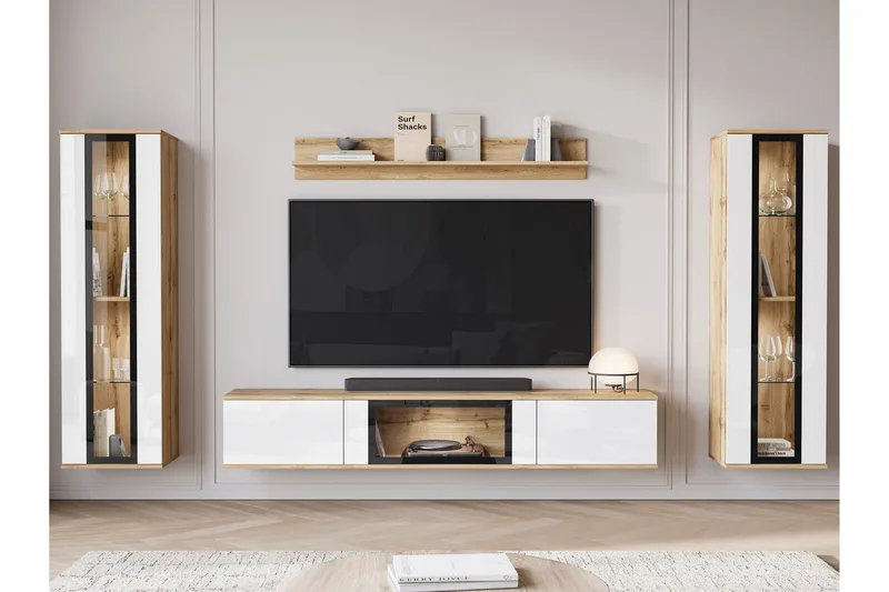 Gamal Tv-möbelset, Grå