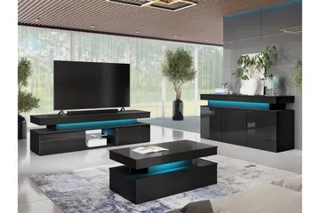 Glenndale Tv-skåp 190 cm - Svart - Products - Möbler - TV- & Mediamöbler - TV-skåp