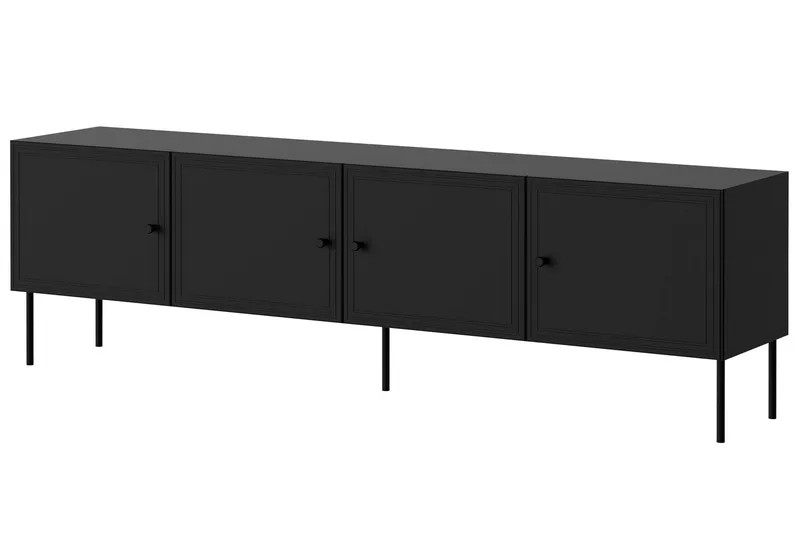 Laholm Tv-bänk 201 cm, Svart