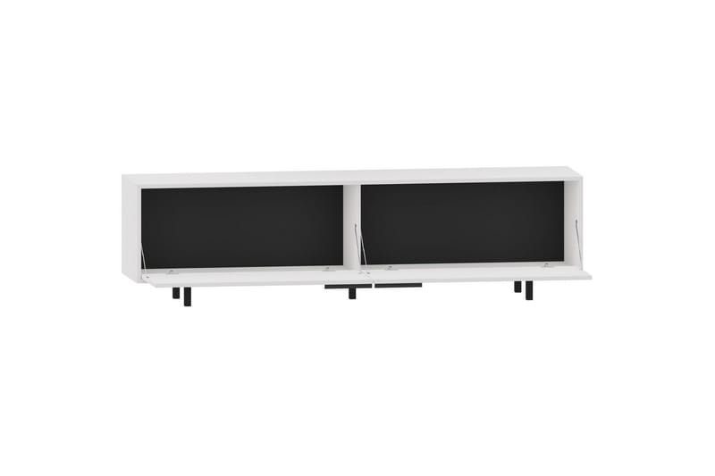 Lowboard Alberto 180x38x50 cm, Vit - 180x38x50 cm, Vit - Products - Möbler - TV- & Mediamöbler - TV bänk & mediabänk