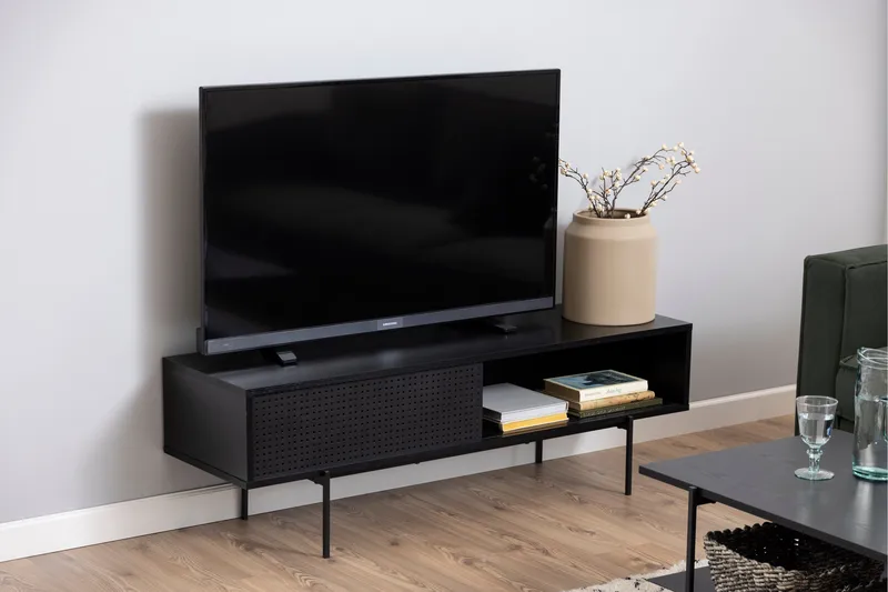 Mehoopany Tv-bänk 40 cm - Svart - Products - Möbler - TV- & Mediamöbler - TV bänk & mediabänk