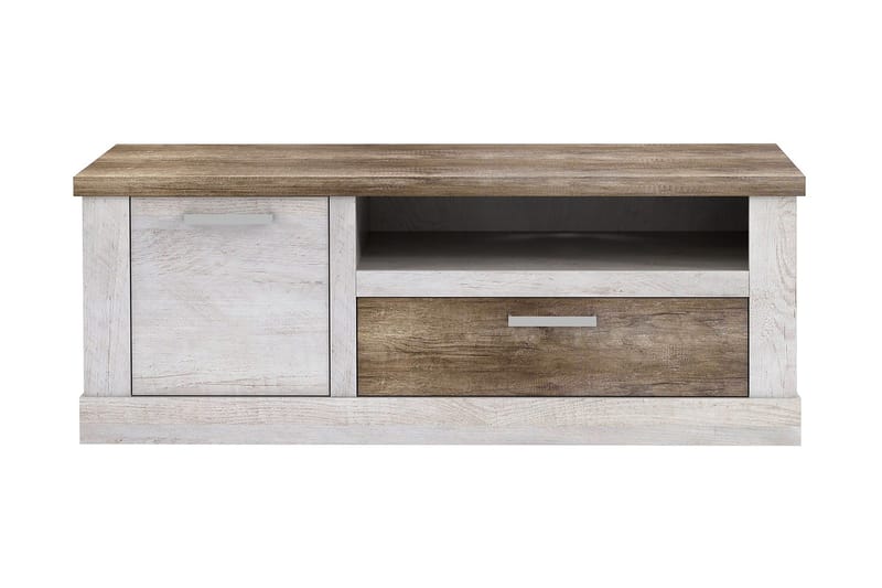 Talebi TV-Bänk 140 cm - Brun/Vit - Products - Möbler - TV- & Mediamöbler - TV bänk & mediabänk