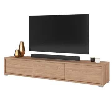 Vägghängd TV-bänk Frida 3 luckor upp - Oljad Ek - Products - Möbler - TV- & Mediamöbler - TV bänk & mediabänk